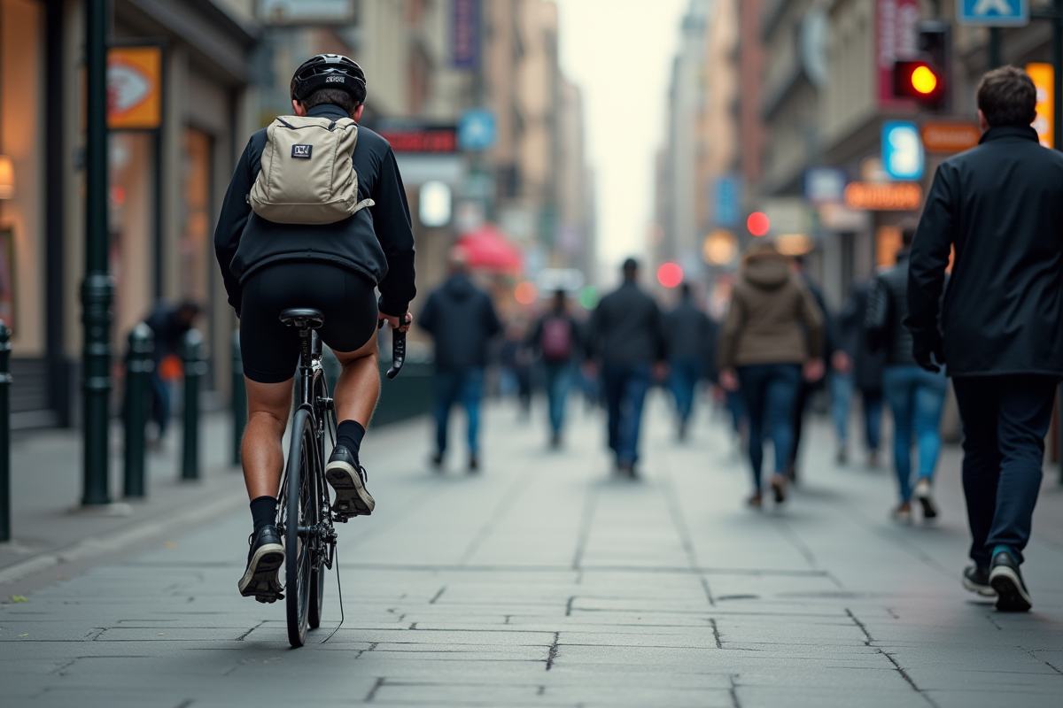 vélos trottoirs